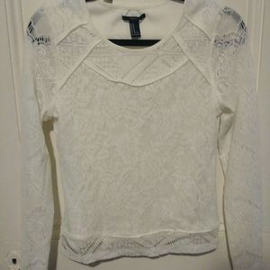 White lace blouse